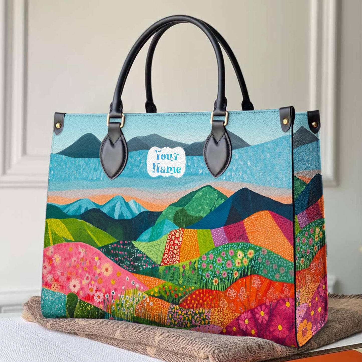 Shineful Leather Bag Vibrant Hills