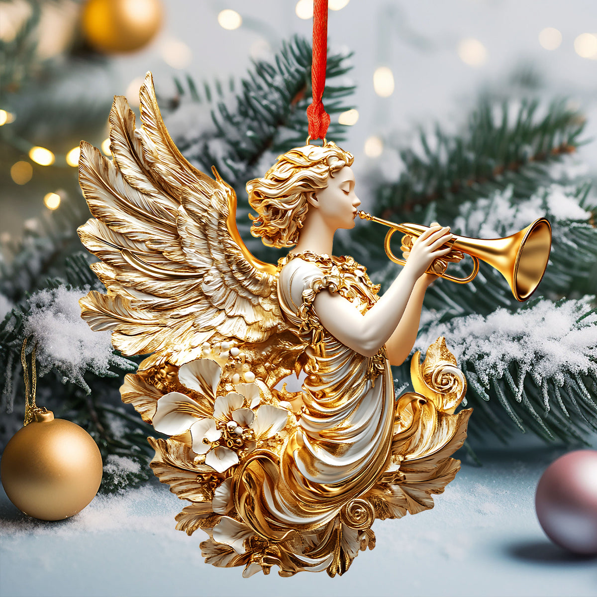 Shineful 2D Acrylic Ornament - Celestial Trumpet of Joy