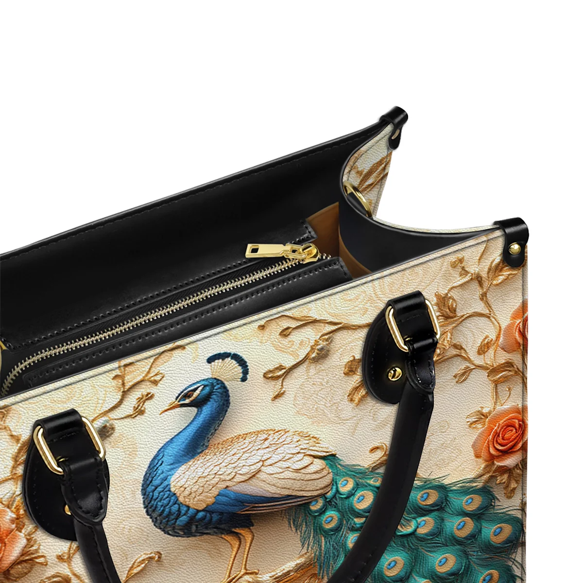 Shineful Leather Bag Majestic Peacock