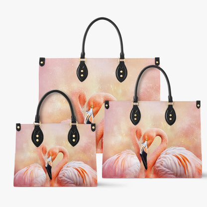 Shineful Leather Bag Flawlessly Fabulous Flamingo Bliss