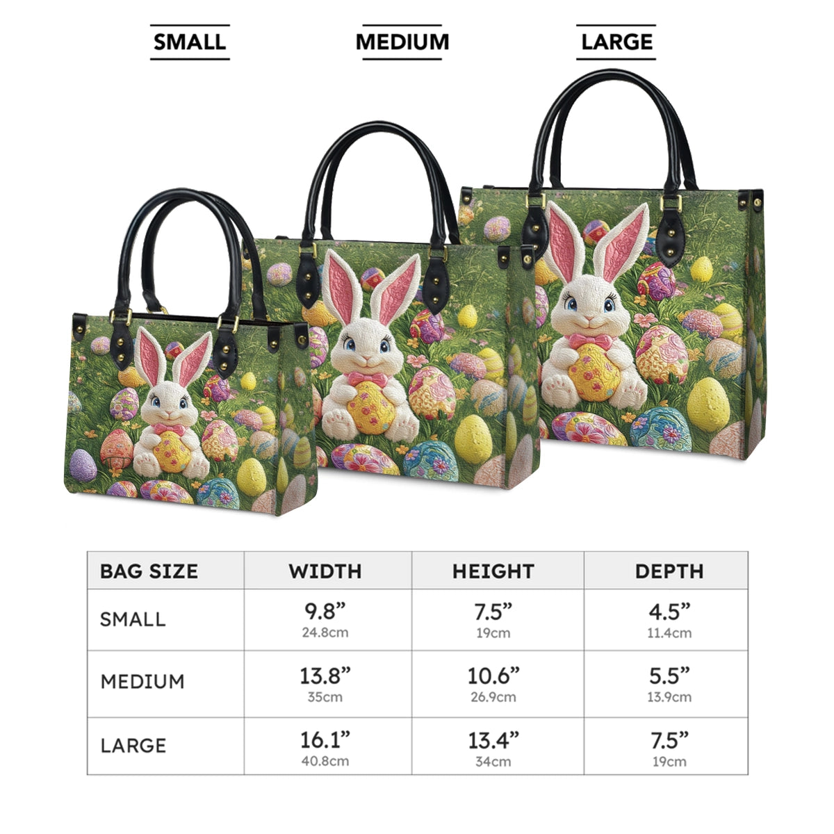 Shineful Leather Bag Easter Bunny