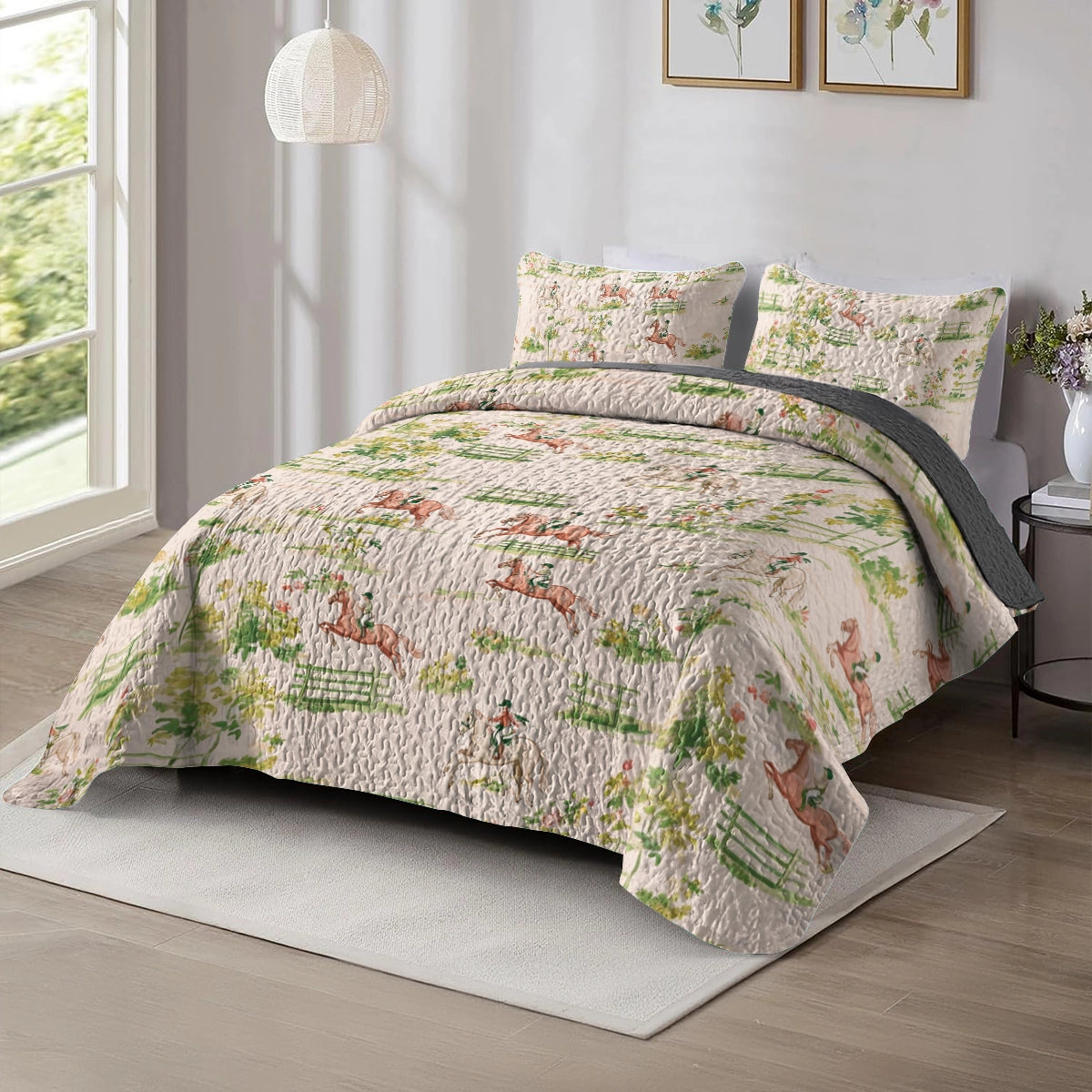 Shineful All Season Quilt 3-Piece Set Rider's Delight