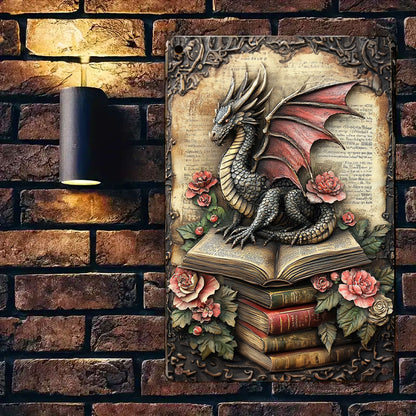 Shineful 2D Metal Sign Dragon's Tale