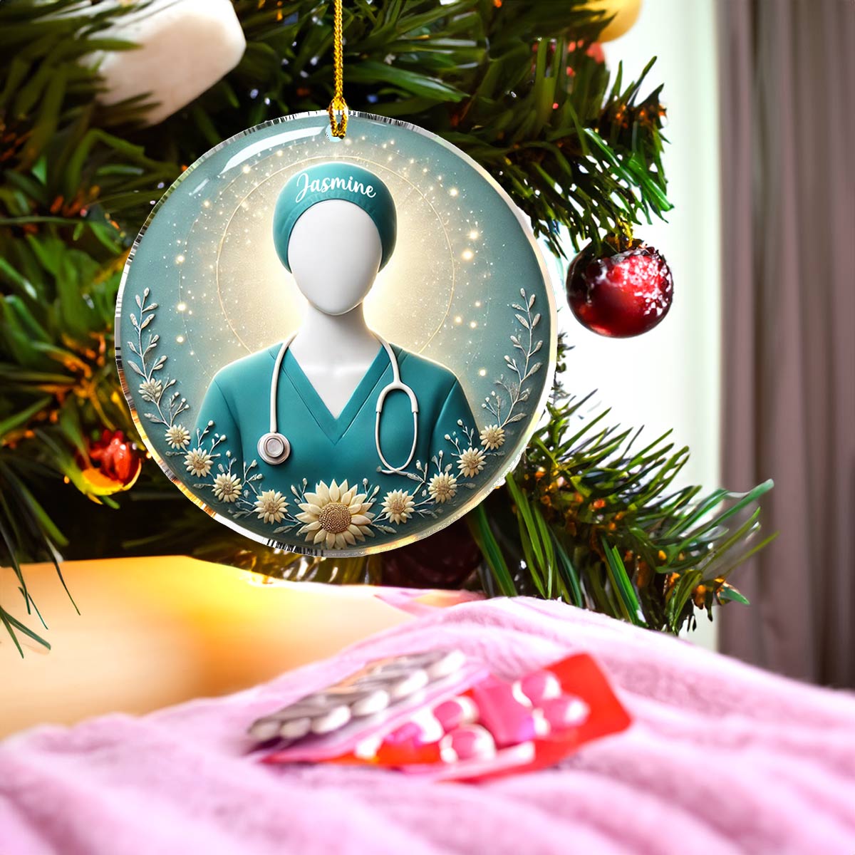 Shineful 2D Acrylic Ornament Proud To Be A Nurse