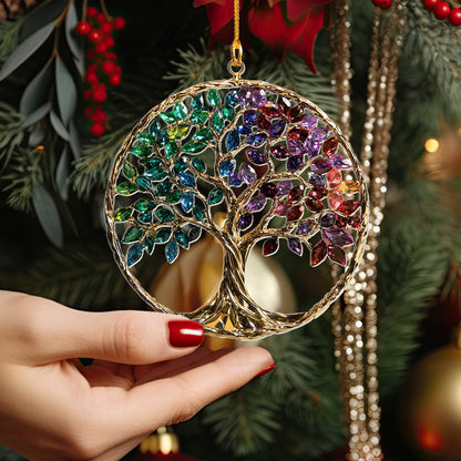 Shineful 2D Acrylic Ornament Enchanted Gemstone Tree Of Life