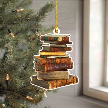 Shineful 2D Acrylic Ornament Vintage Book Charm