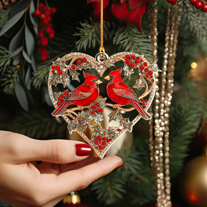 Shineful 2D Acrylic Ornament Christmas Cardinal In My Heart