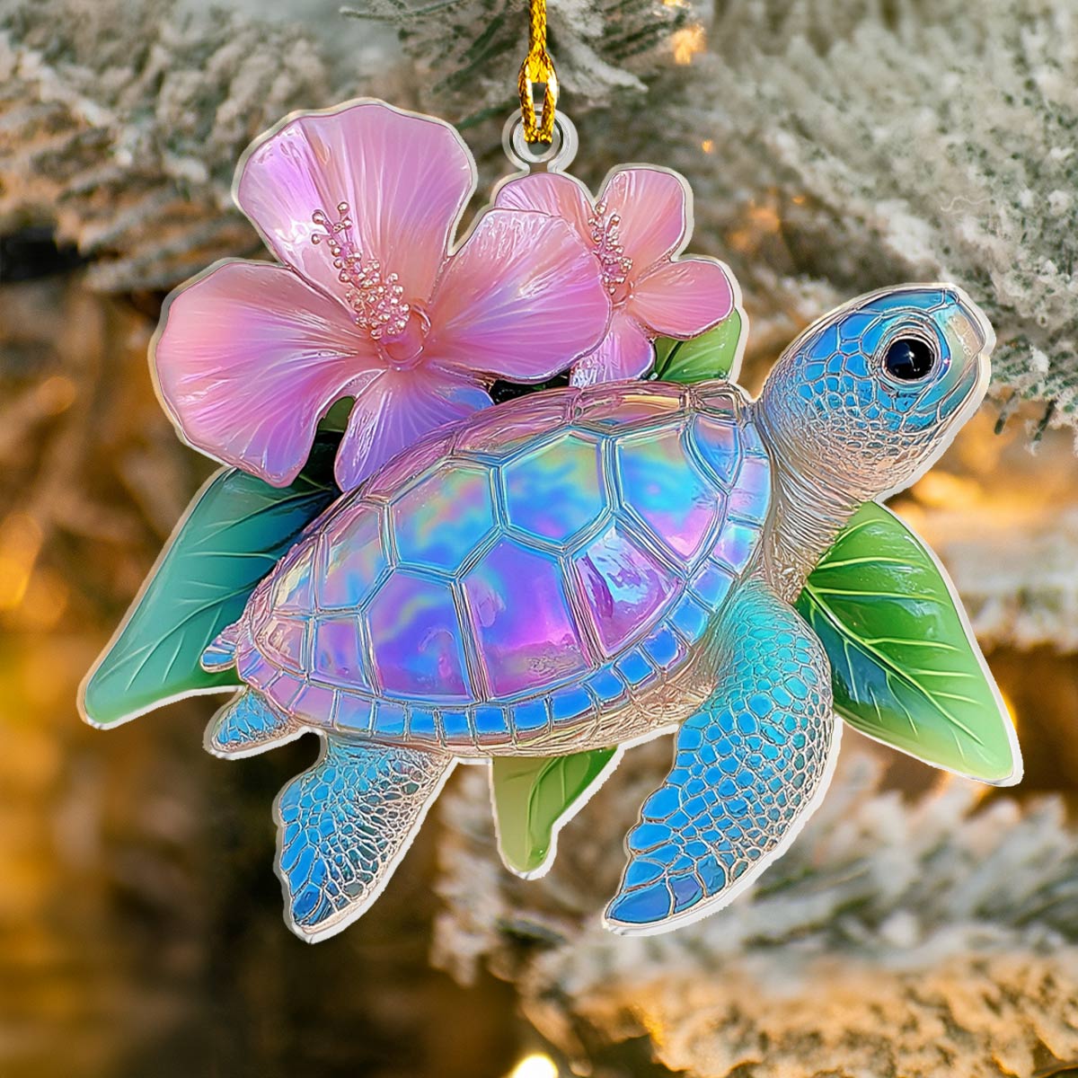 Shineful 2D Acrylic Ornament - Sea Turtle Collection