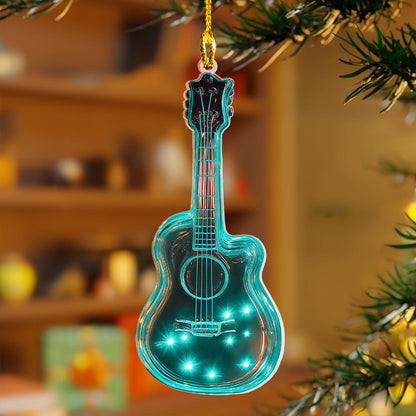 Shineful 2D Acrylic Ornament Musical Christmas