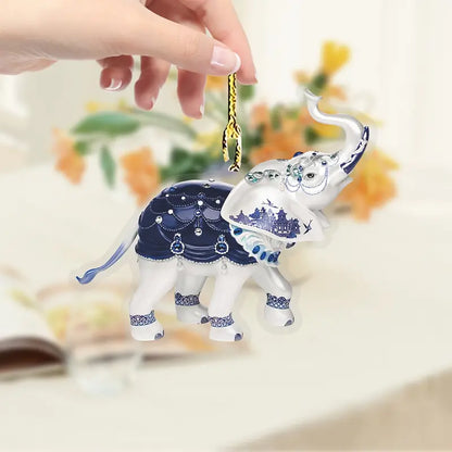 Shineful 2D Acrylic Ornament - Pack Discount Christmas Elephant