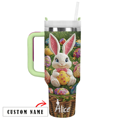 Shineful Personalized Tumbler Easter Bunny