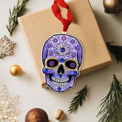 Shineful 2D Acrylic Ornament - Mystic Bloom Skull