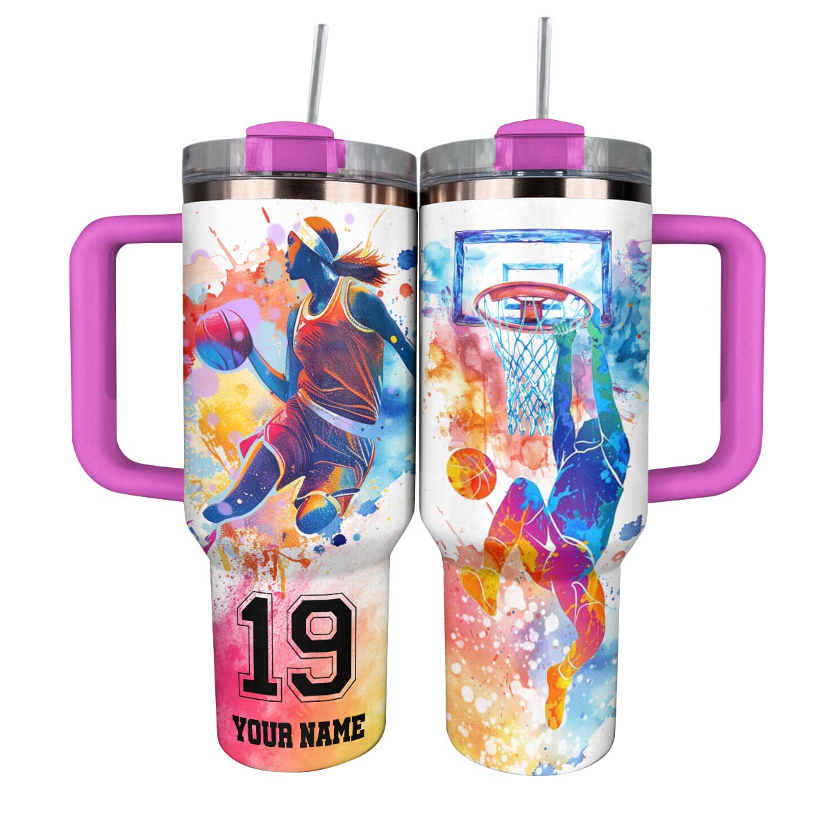 Shineful Tumbler Basketball personalize 3