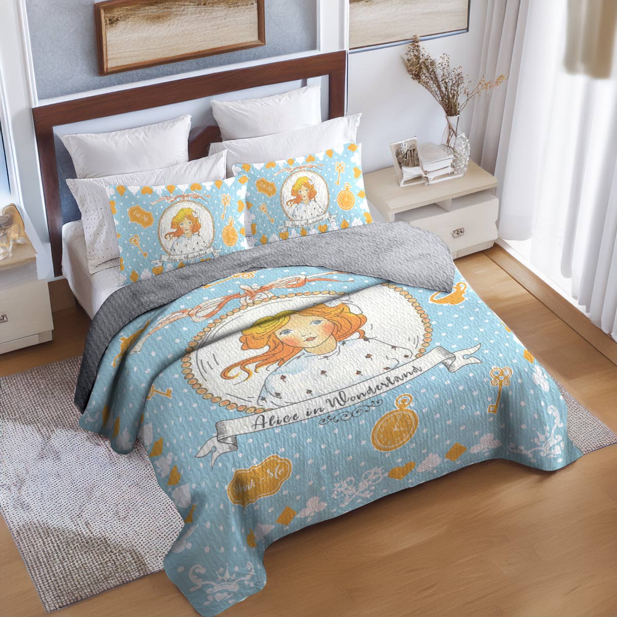 Shineful All Season Quilt 3-Piece Set Wonderland Whispers