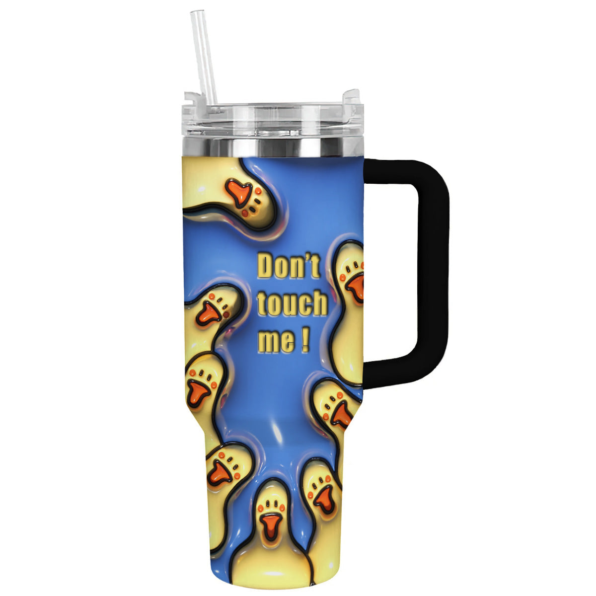 Duck Shineful™ Tumbler Funny Nl09 Black 40Oz