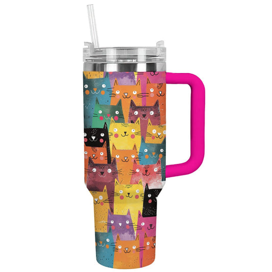 Cat Shineful™ Tumbler Happy Cats Nl09 40Oz