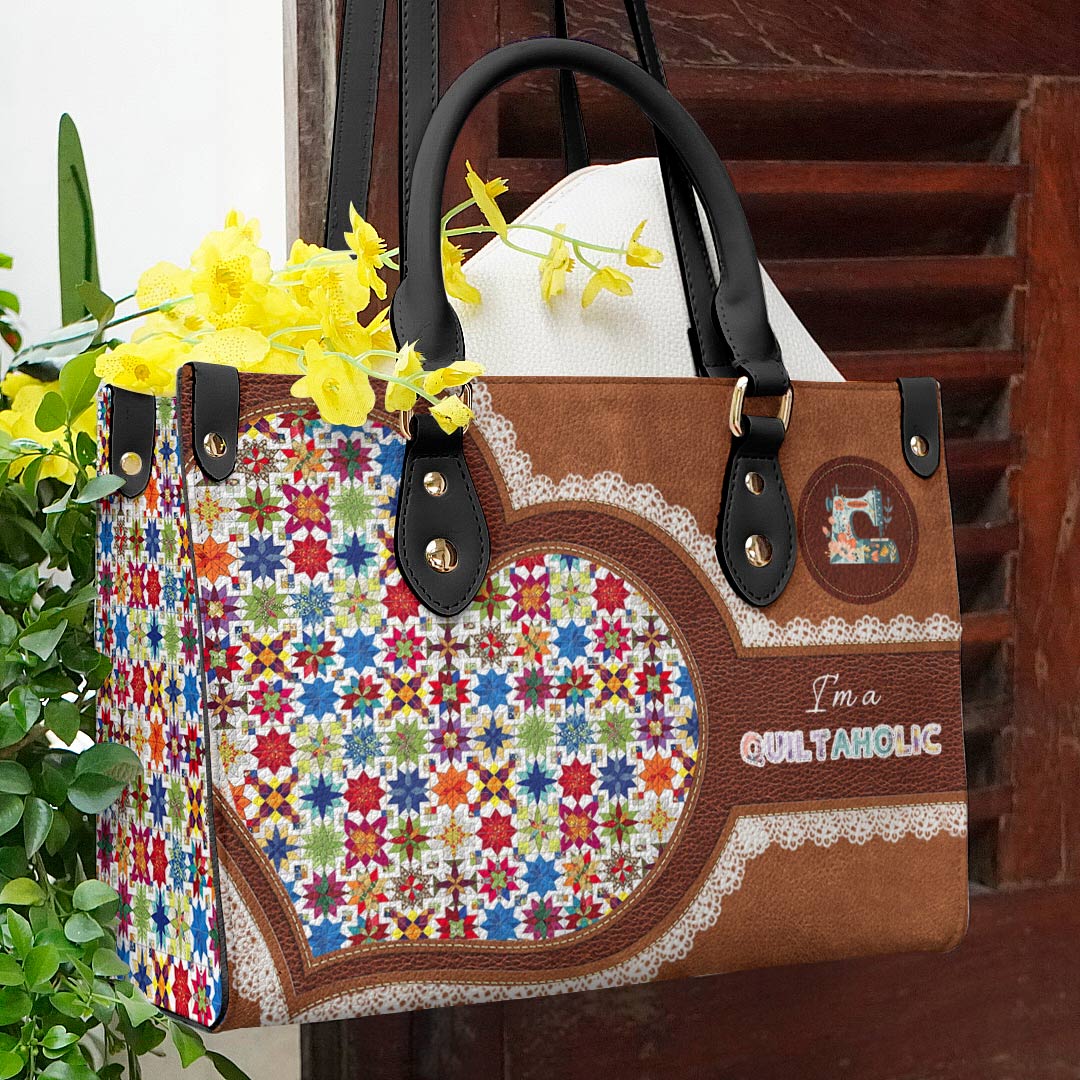 Shineful Leather Bag I'm Quilt Aholic