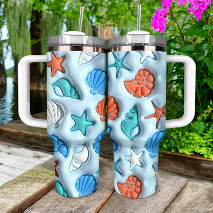 Shineful Glossy Tumbler Seashell Glossy