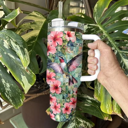 Shineful Tumbler Hummingbird Hibiscus