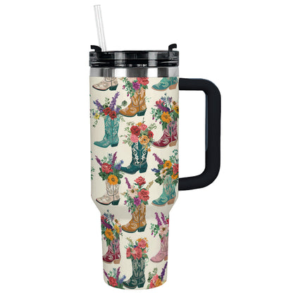 Bottes à fleurs sauvages Shineful Tumbler