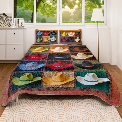 Shineful All Season Quilt 3-Piece Set Cowboy Couture