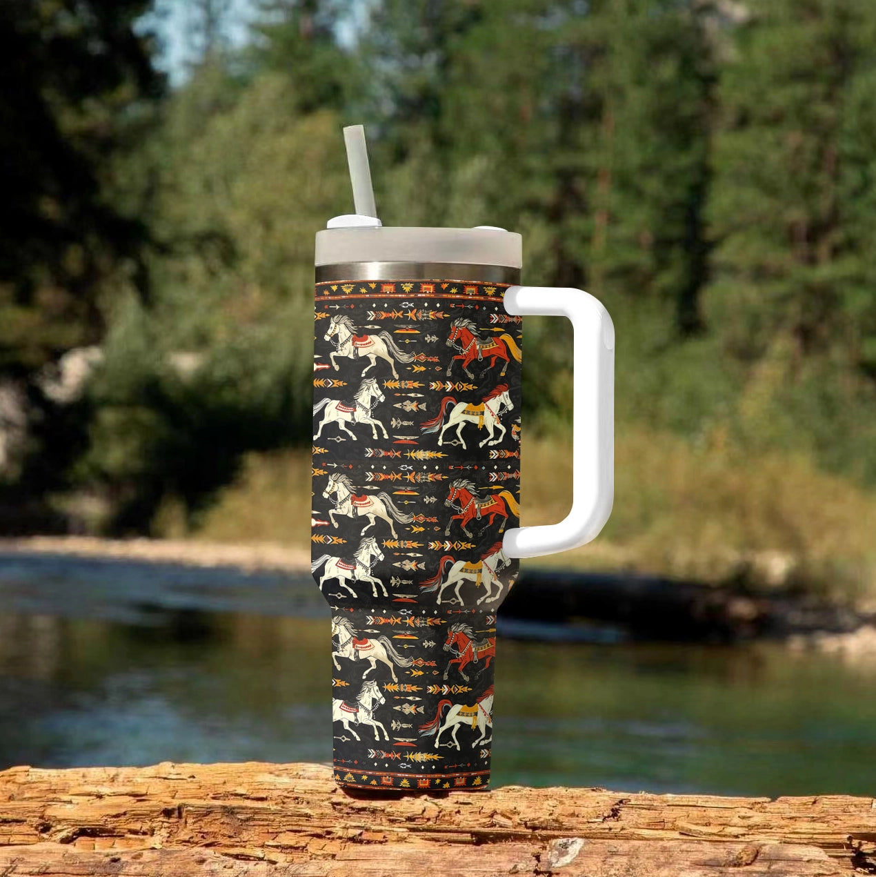 Shineful Tumbler Horse Wild West