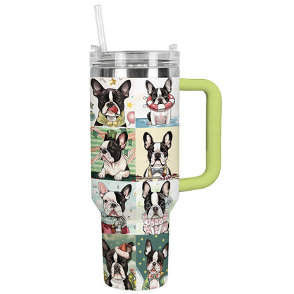 Shineful Tumbler Lovely Cute Boston Terrier