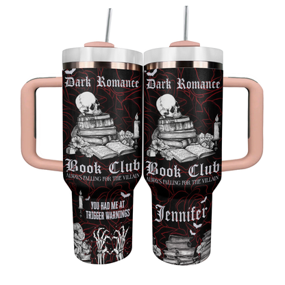 Shineful Personalized Tumbler Dark Romance Book Club