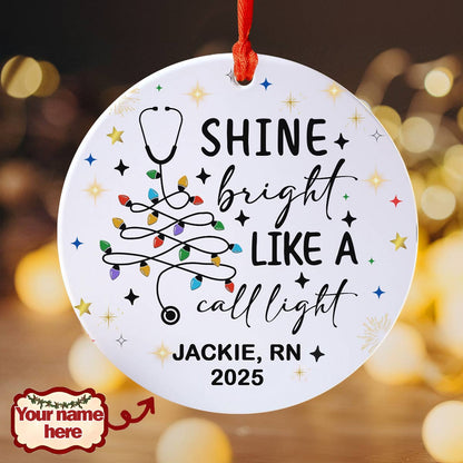 Shineful 2D Acrylic Ornament Personalized Call Light