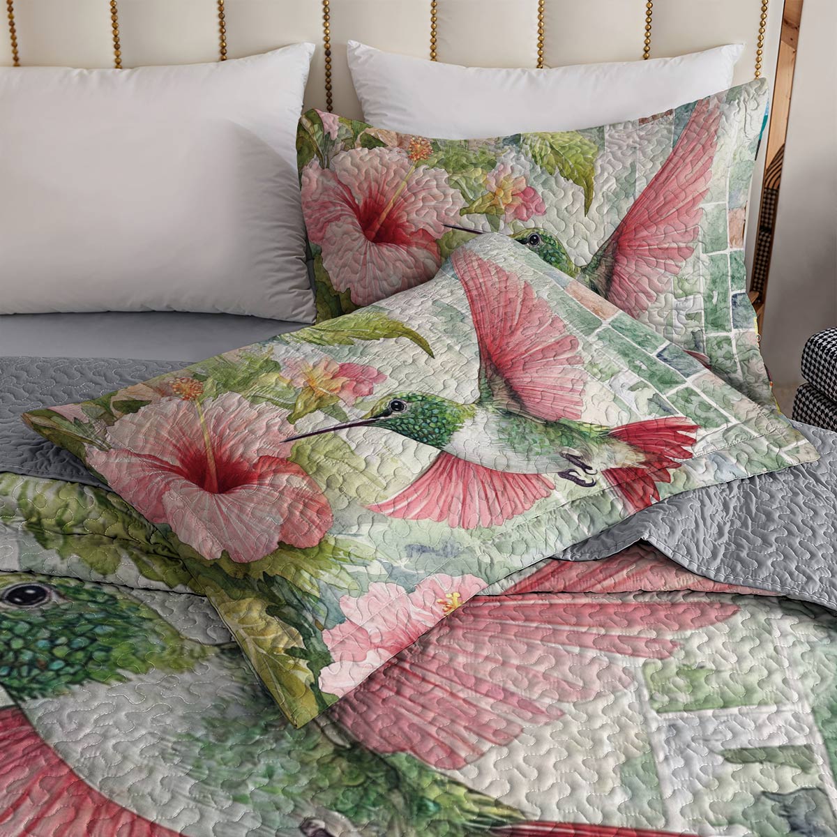 Shineful All Season Quilt 3-Piece Set Shine Hummingbird