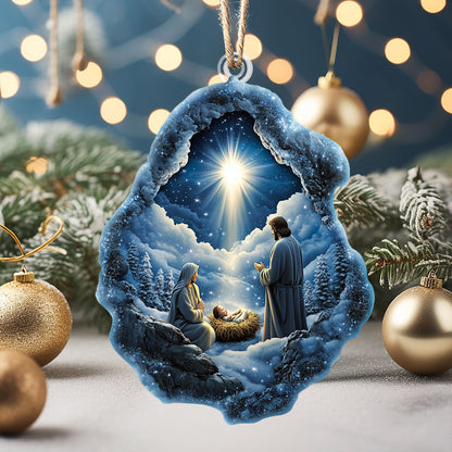 Shineful 2D Acrylic Ornament - Nativity Scene Christmas