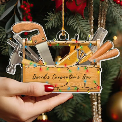 Shineful Personalized 2D Acrylic Ornament - Carpenter's Tool