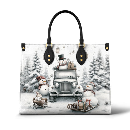 Shineful Leather Bag Snowman's Holiday Haul Christmas