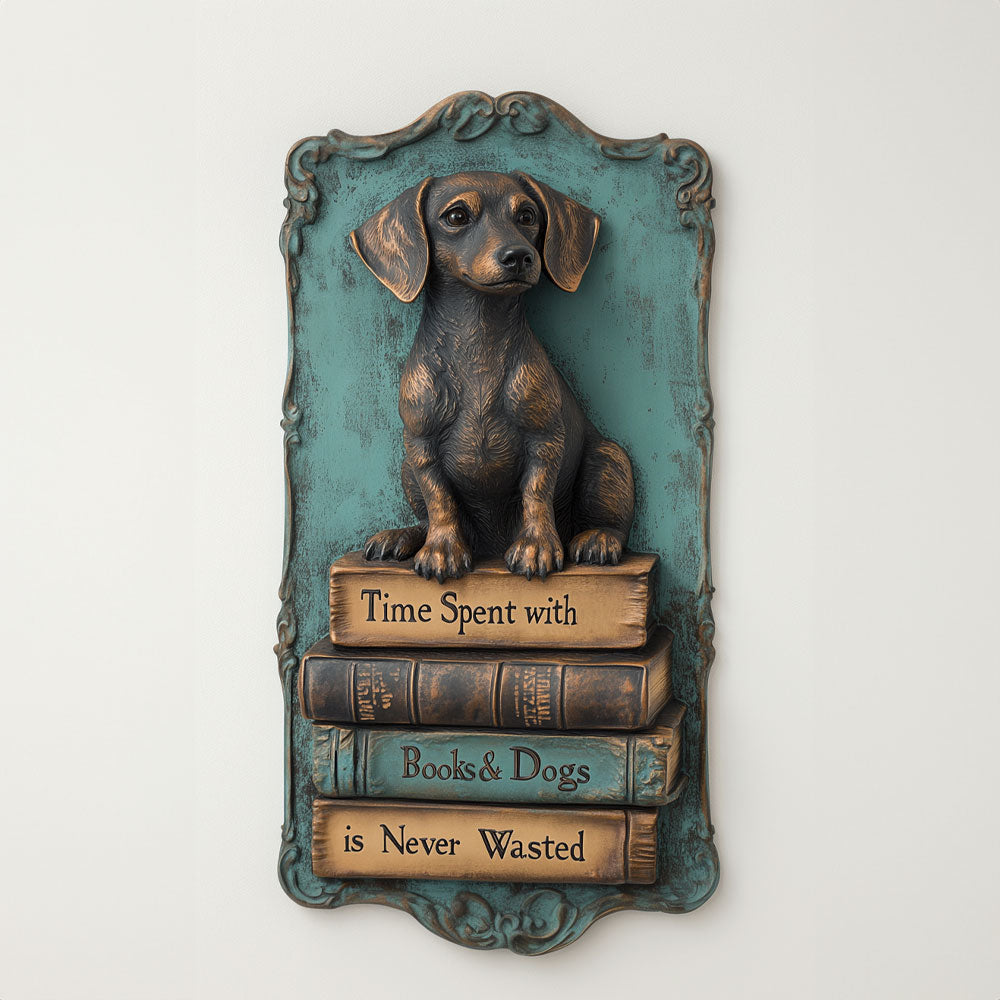 Shineful 2D Metal Sign Dog Wisdom