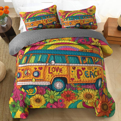 Shineful All Season Quilt 3-Piece Set - Van Life Vibe