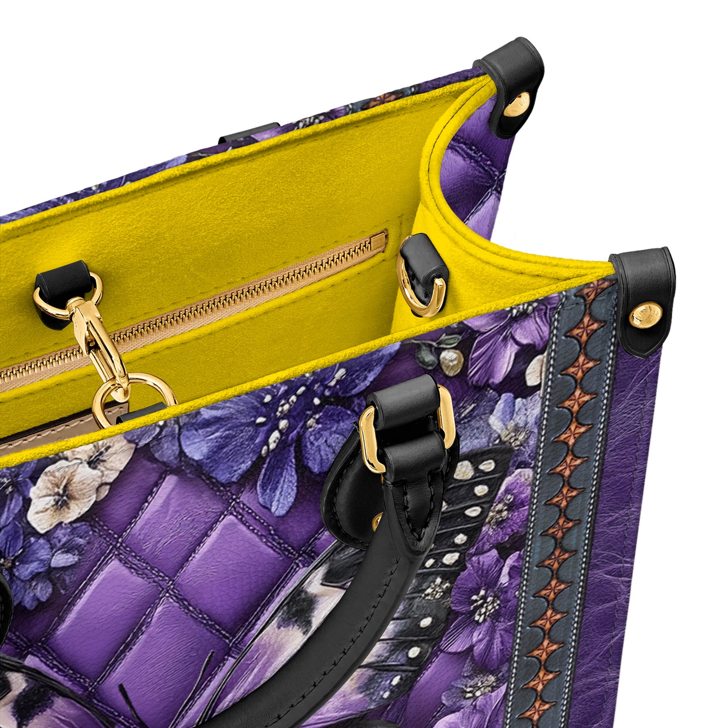 Shineful Leather Bag Violet Grace Bloom