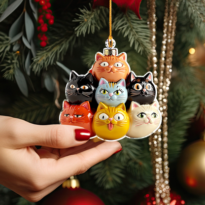 Shineful 2D Acrylic Ornament Cat-itude Cat Lover