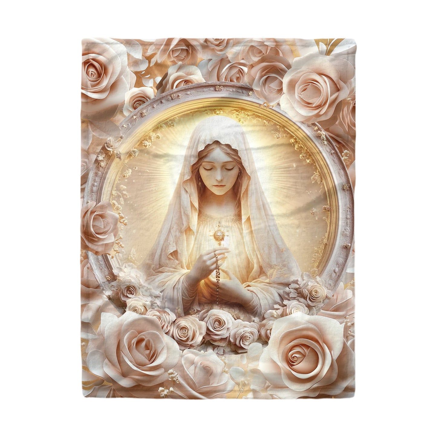 Shineful Fleece Blanket Rose Of The Divine