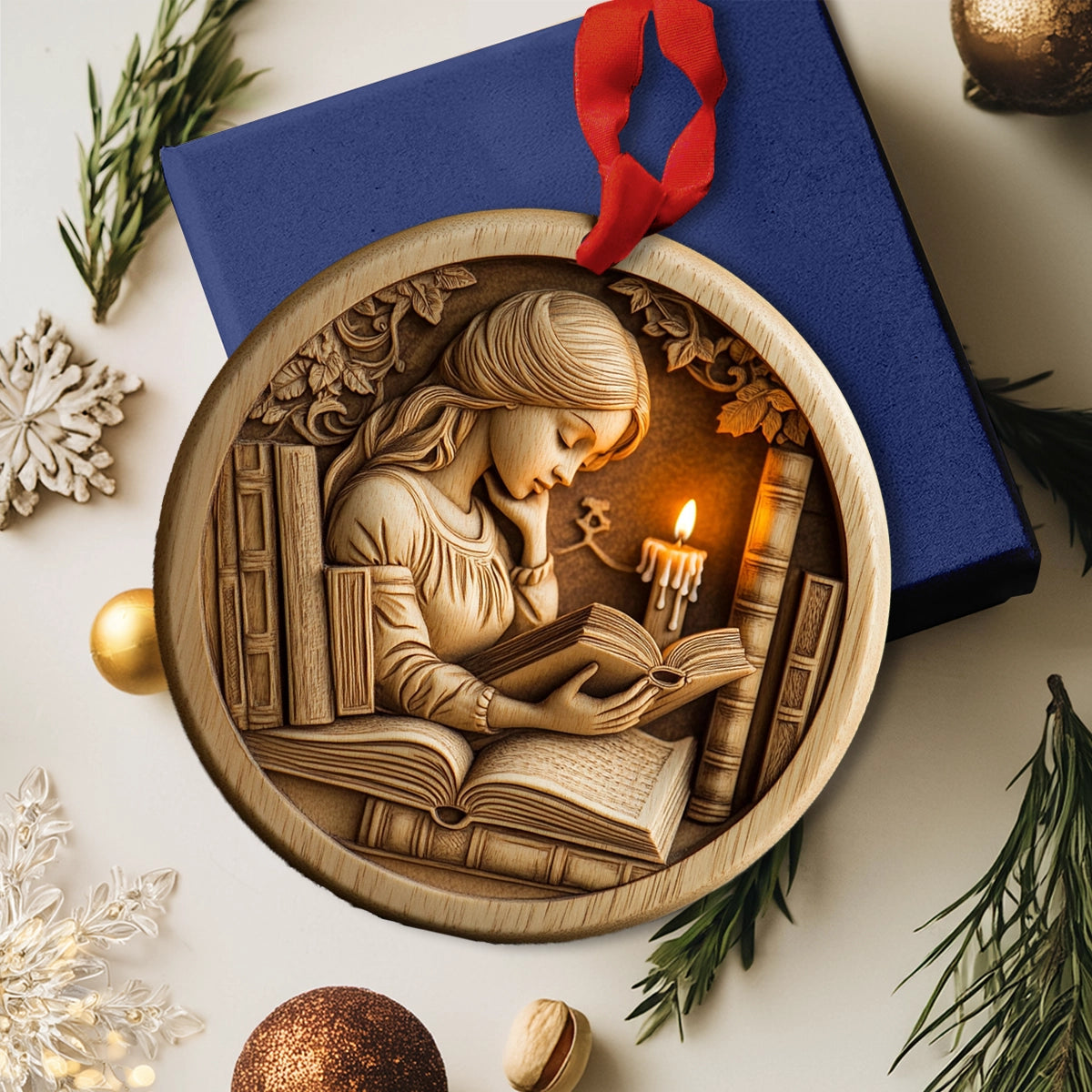 Shineful 2D Acrylic Ornament Woodland Reader Charm