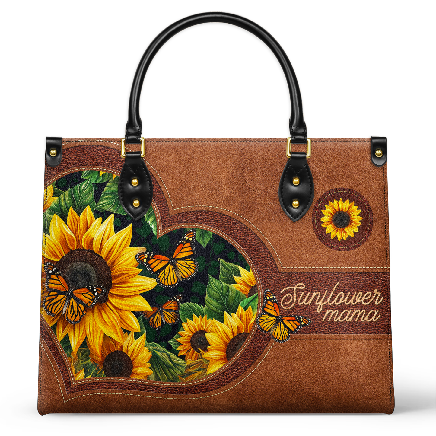 Shineful Leather Bag Sunflower Mama