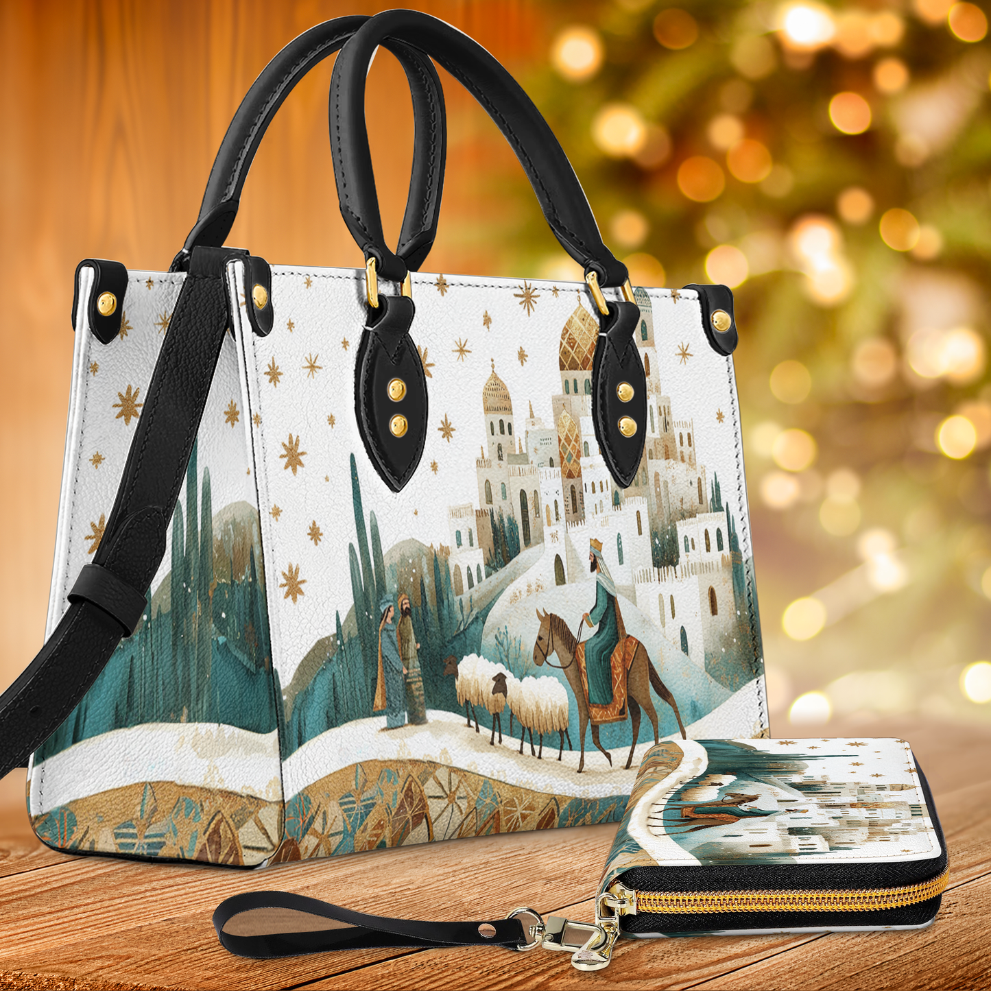 Shineful Leather Bag Starry Bethlehem Journey