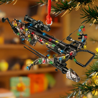 Shineful Acrylic Ornament Personalized Crossbow Christmas