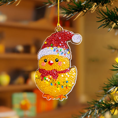 Shineful 2D Acrylic Ornament Twinkling Baby Chicken Collection