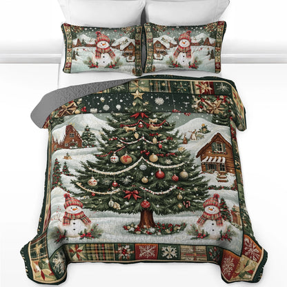 Shineful All Season Quilt 3-Piece Set Holiday Hearthside