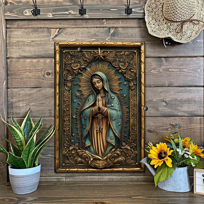 Shineful 2D Metal Sign Our Lady Of Guadalupe