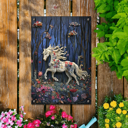 Shineful 2D Metal Sign Horse Mystical Equine Dreams