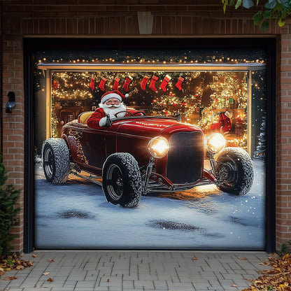Shineful Garage Door Banner Decoration - Holiday Christmas Car
