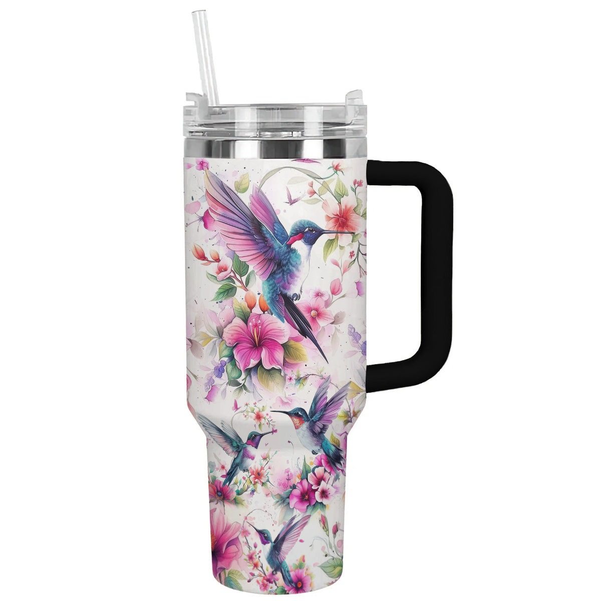 Humming Bird 40 Oz Shineful™ Tumbler Charming Nl09 Black 40Oz