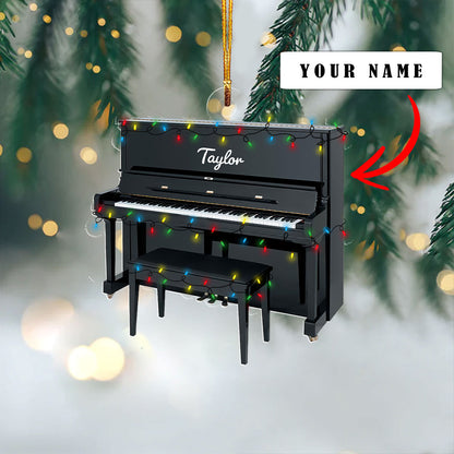 Shineful 2D Acrylic Ornament - Personalized Upright Piano Collection