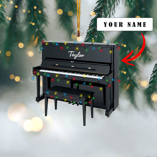 Glänzendes 2D-Acryl-Ornament – ​​personalisierte Klavierkollektion 